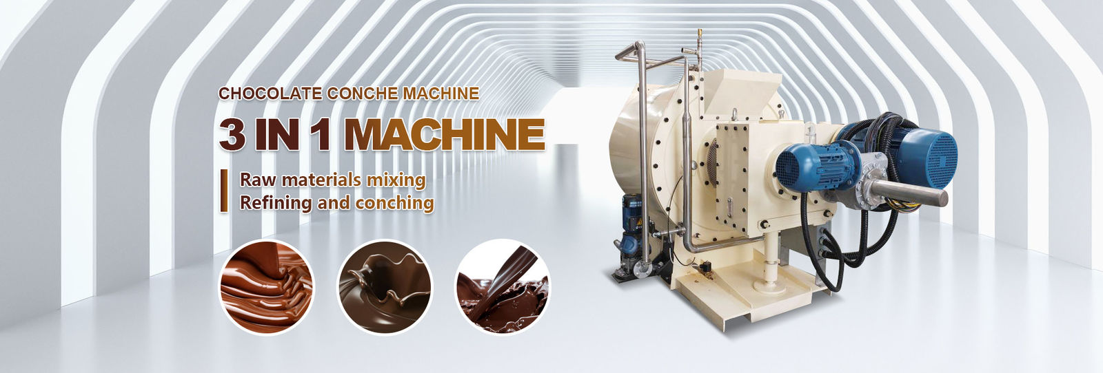 QUALITÉ Machine de conque de chocolat Usine