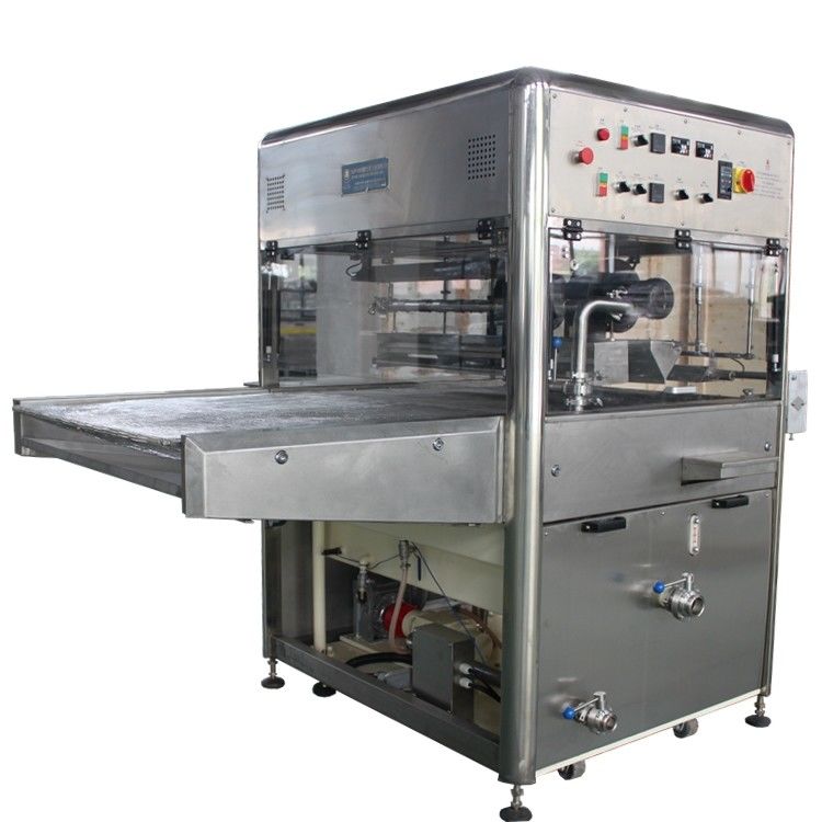 Compound Pure Chocolate Enrobing Machine With Cooling Tunnel 1000mm Width