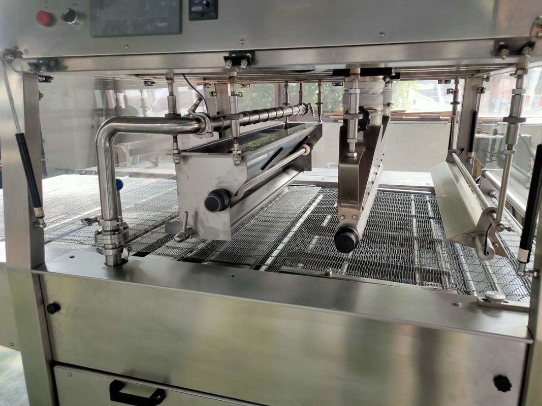 400kg/Hour Chocolate Enrobing Machine With Copeland Cooling Compressor