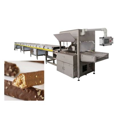 Équipement de recouvrement du chocolat pur de 500 kg/h avec deux pompes largeur 1200 mm