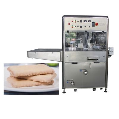 Machine à enrober le chocolat pur composé avec tunnel de refroidissement largeur 1000 mm
