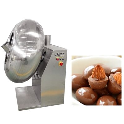 Machine de polissage de chocolat pour revêtement de noix 300 kg/h
