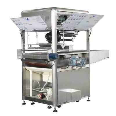 acheter Machine à enrober le chocolat en acier inoxydable avec fonctionnement automatique et contrôle PLC online manufacture