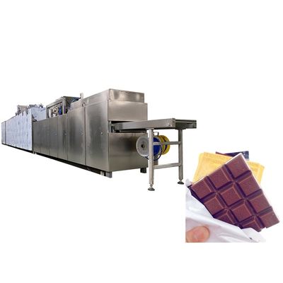 acheter 50g 100g 150g ligne de production de barres de chocolat avec alimentateur de noix broyées online manufacture